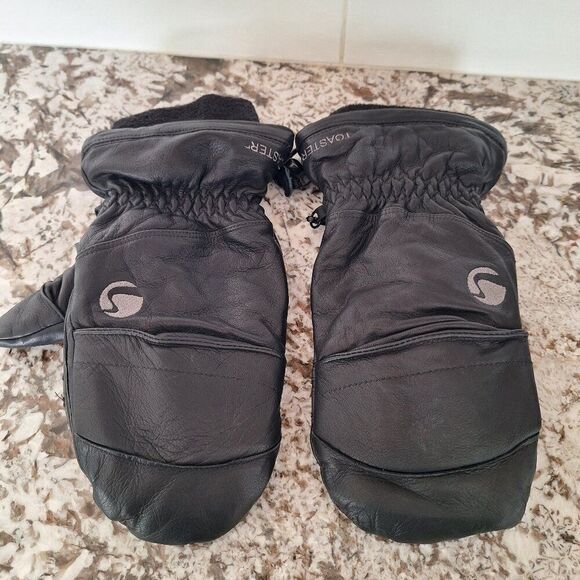 SWANY Toaster Ski Snowboard Leather Mittens Gloves TS-9X Men's L - Picture 1 of 8